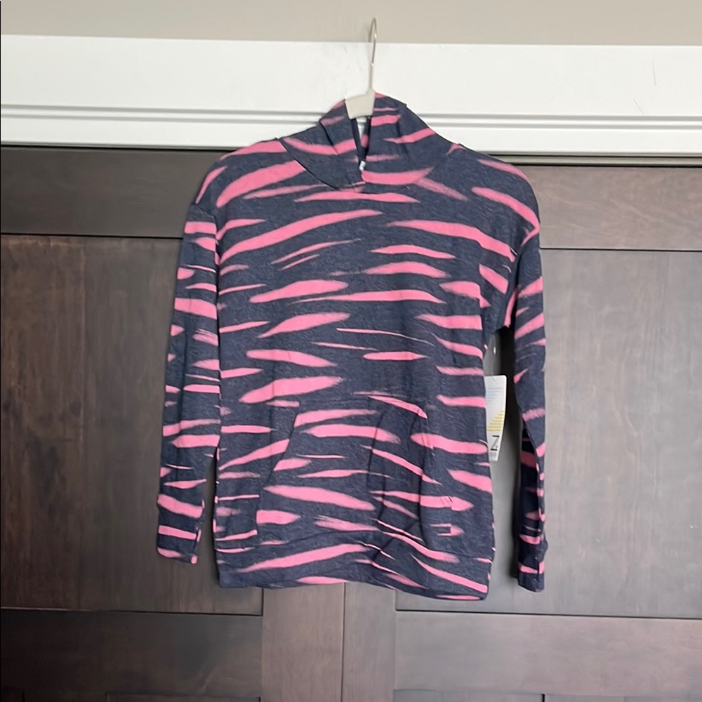 Z by Zella Girl Lightweight Terry Hoodie Sweatshirt Medium 8/10